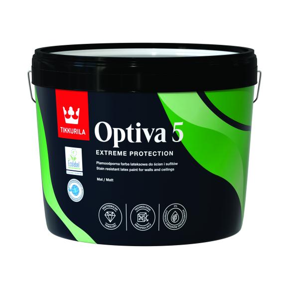 Farba Tikkurila Optiva Matt [5] Baza A 9L