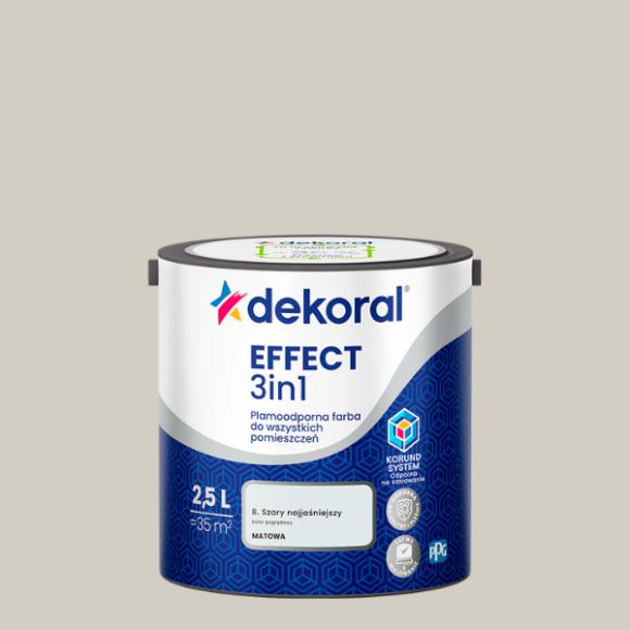 Dekoral Effect 3IN1 Plamoodporna Farba Elegancki Beż 2,5L