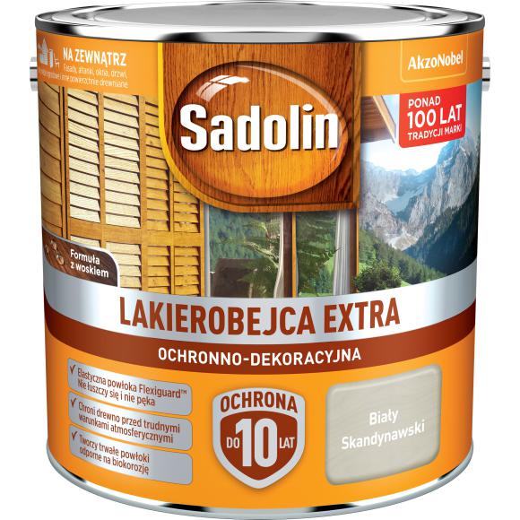 Sadolin Lakierobejca Ekstra Biały Skandynawski  2,5L