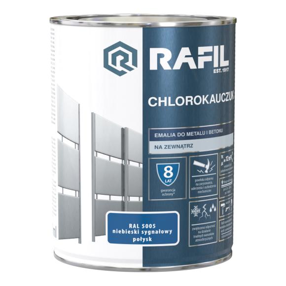 RAFIL Chlorokauczuk Niebieski Sygnałowy RAL5005 0,75L