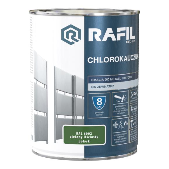 RAFIL Chlorokauczuk Zielony Liściasty RAL6002 0,75L