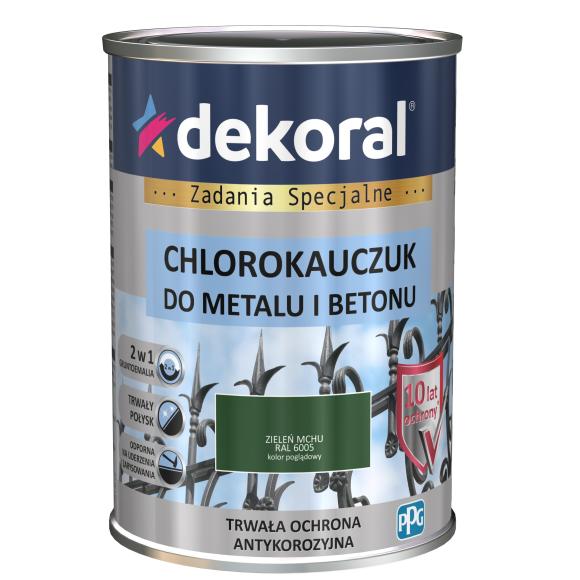 Farba Dekoral Chlorokauczuk Zieleń Mchu RAL 6005 0,9L