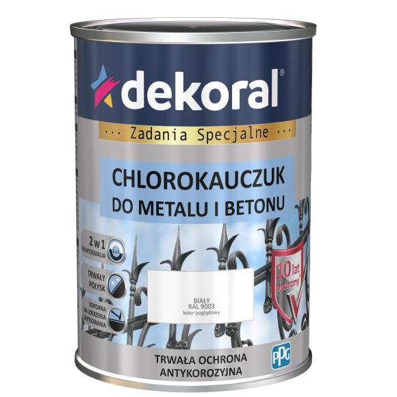 Dekoral Chlorokauczuk Biały RAL 9003 0,9L