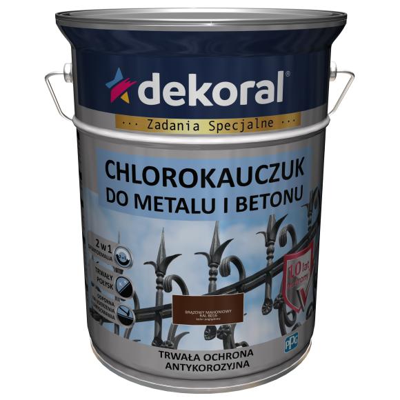 Dekoral Chlorokauczuk Brąz Mahoniowy RAL 8016 5L