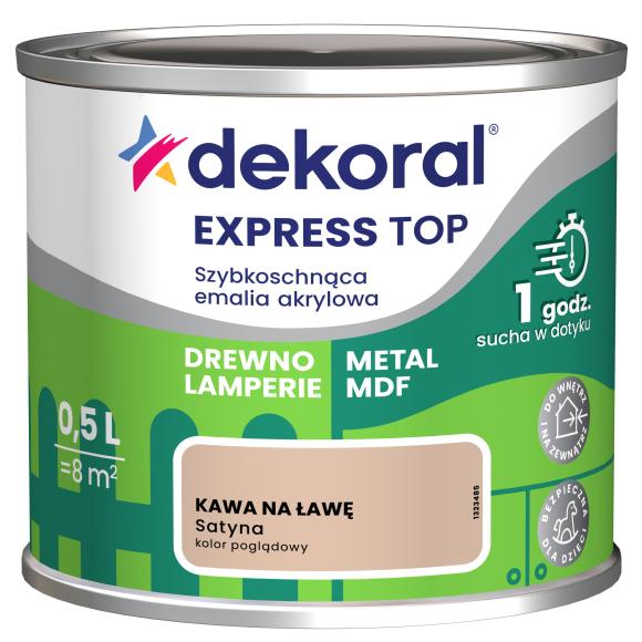 DEKORAL EXPRESS TOP SZYBKOSCHNĄCA EMALIA KAWA NA ŁAWĘ 0,5L