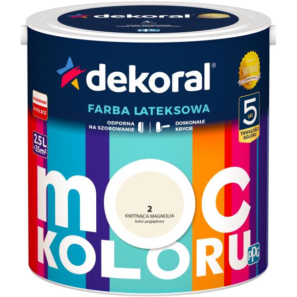 DEKORAL MOC KOLORU KWITNĄCA MAGNOLIA 2.5L