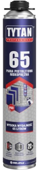  TYTAN PROFESIONAL PIANA PISTOLETOWA 65 NISKOROZPRĘŻNA 750ML