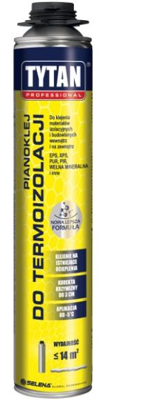 TYTAN PROFESIONAL PIANOKLEJ TERMOIZOLACYJNY SZARY 820ML