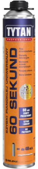 TYTAN PROFESIONAL SZYBKI PIANOKLEJ 60SEKUND 750ML