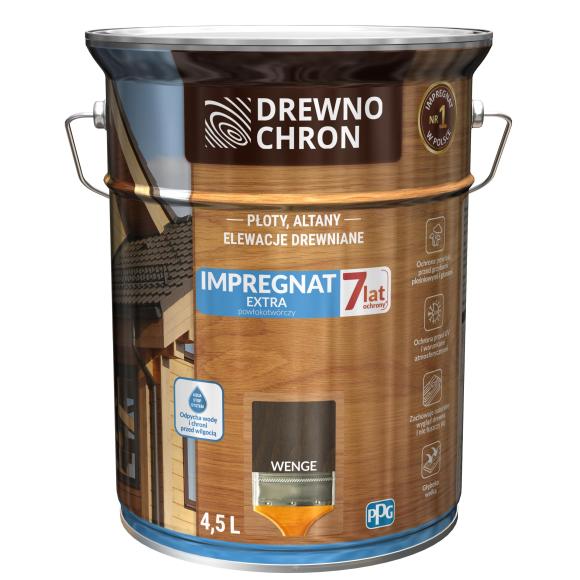 DREWNOCHRON EXTRA IMPREGNAT POWŁOKOTWÓRCZY DO DREWNA WENGE 4,5L