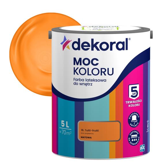 Farba Dekoral Moc Koloru TUTTI-FRUTTI 5L_Remontownia24.pl