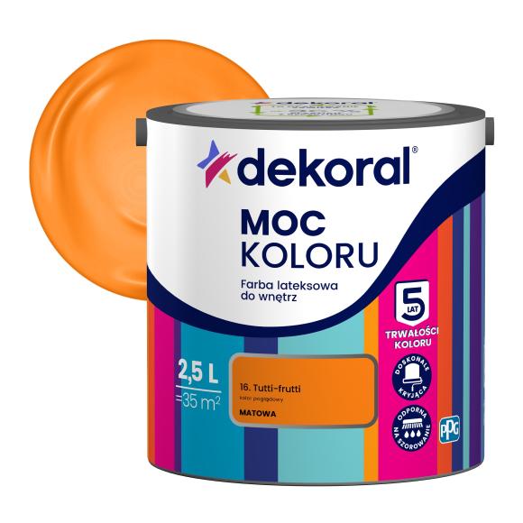 Farba Dekoral Moc Koloru TUTTI FRUTTI 2,5L_Remontownia24.pl