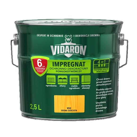 Vidaron Impregnat Powlokotworczy 2,5L V02 Sosna Złocista