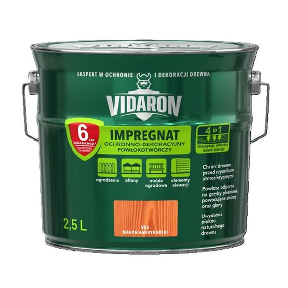 Vidaron Impregnat Powłokotworczy 2,5L V06 Mahoń Amerykański