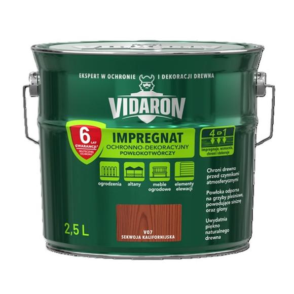 Vidaron Impregnat Powłokotworczy 2,5L V07 Sekwoja Kalifornijska