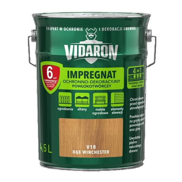 Vidaron Impregnat Powłokotworczy 4,5L V18 Dąb Winchester