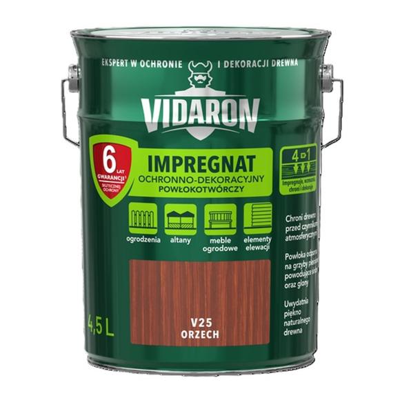 Vidaron Impregnat Powłokotworczy 4,5L V25 Orzech