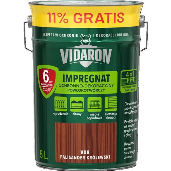 Vidaron Impregnat Powłokotwórczy 5L V08 Palisander Królewski