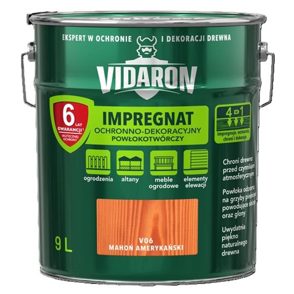 Vidaron Impregnat Powłokotworczy 9L V06 Mahoń Amerykański
