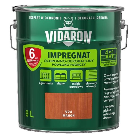 Vidaron Impregnat Powłokotworczy 9L V24 Mahoń