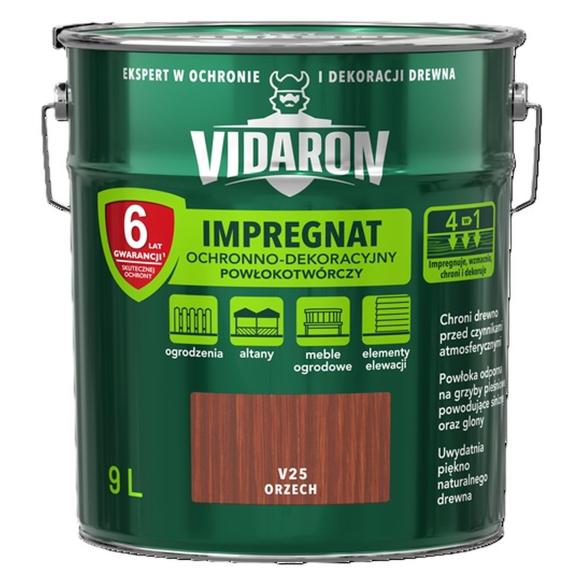 Vidaron Impregnat Powłokotworczy 9L V25 Orzech