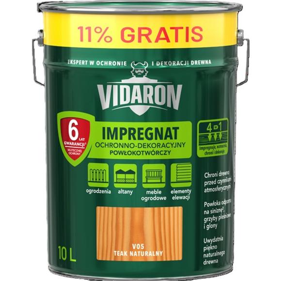 Vidaron Impregnat Powlokotworczy 10L V05 Teak Naturalny