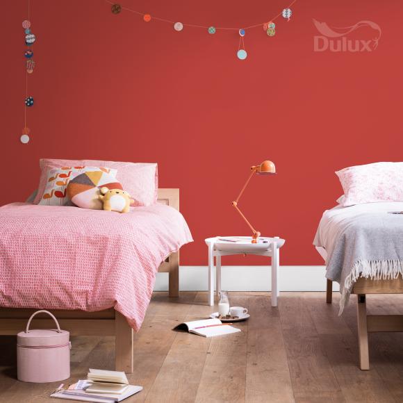 Farba Dulux EasyCare Plamoodporna Wzorowa Czerwień 2,5L - Inspiracja