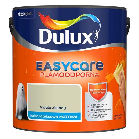 Farba Dulux EasyCare Plamoodporna Trwale Zielony 2,5L_Remontownia24.pl