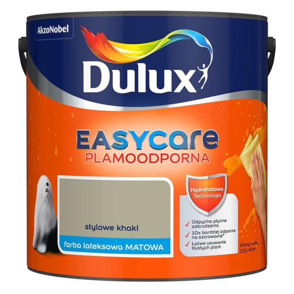 Farba Dulux EasyCare Plamoodporna Stylowe Khaki 2,5L_Remontownia24.pl