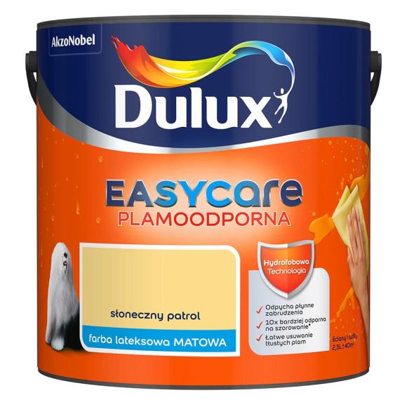 Farba Dulux EasyCare Plamoodporna Słoneczny Patrol 2,5L_Remontownia24.pl
