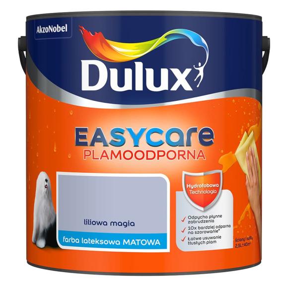 Farba Dulux EasyCare Plamoodporna Liliowa Magia 2,5L_Remontownia24.pl