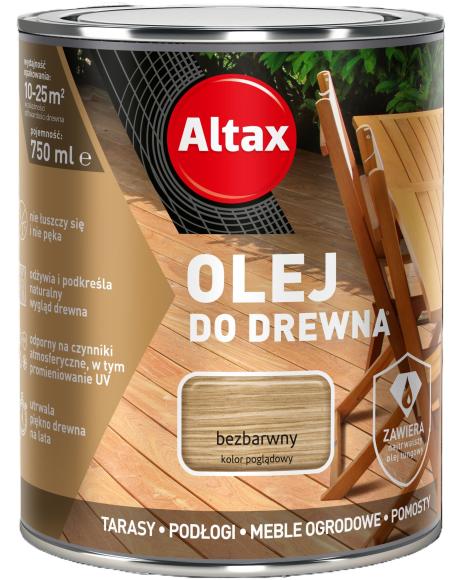 Altax Olej Do DREWNA BEZBARWNY 0,75L_Remontownia24.PL