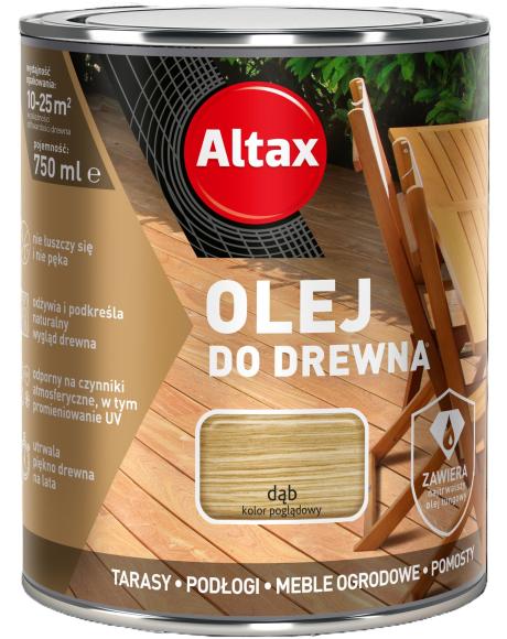 Altax Olej Do DREWNA DĄB 0,75L_Remontownia24.PL