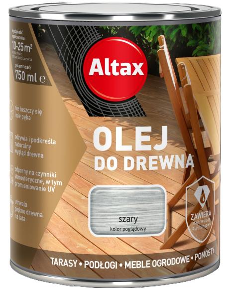 Altax Olej Do DREWNA Szary 0,75L_Remontownia24.PL