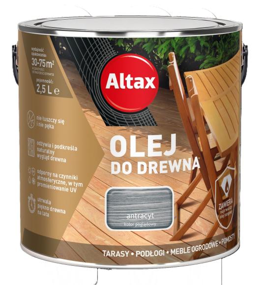 Altax Olej Do DREWNA ANTRACYT 2,5L_Remontownia24.PL
