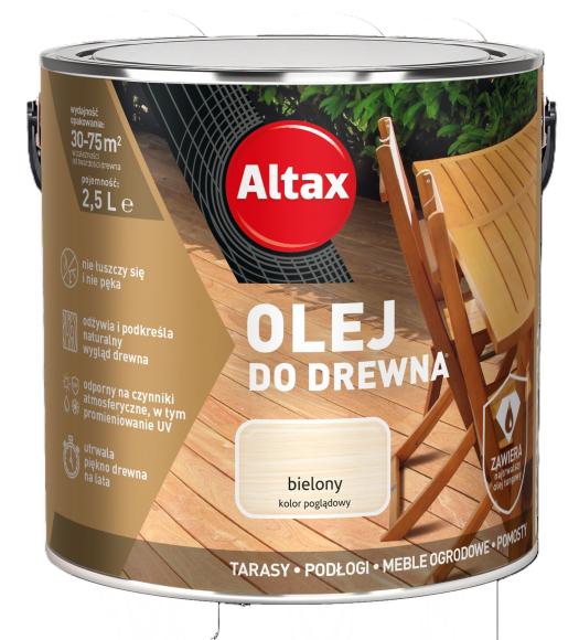 Altax Olej Do DREWNA BIELONY 2,5L_Remontownia24.PL
