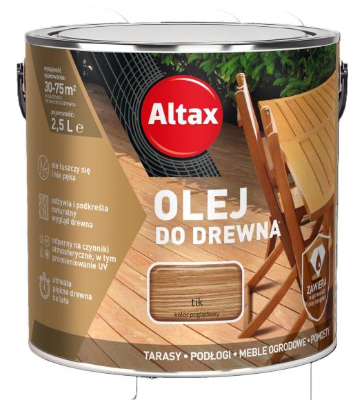 Altax Olej Do DREWNA TIK 2,5L_Remontownia24.PL