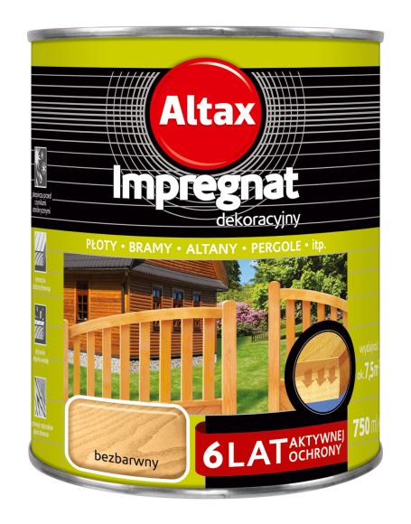Altax Impregnat Dekoracyjny 6 LAT_Bezbarwny 0,75L_Remontownia24.pl