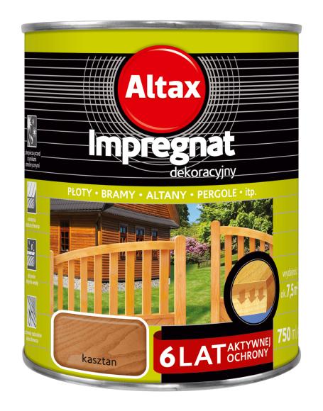 Altax Impregnat Dekoracyjny 6 LAT Kasztan 0,75L_rEMONTOWNIA24.PL