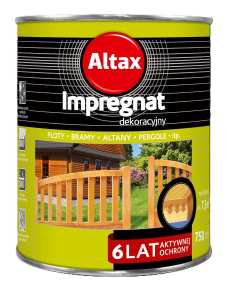 Altax Impregnat Dekoracyjny 6 LAT Merbau 0,75L_Remontownia24.pl