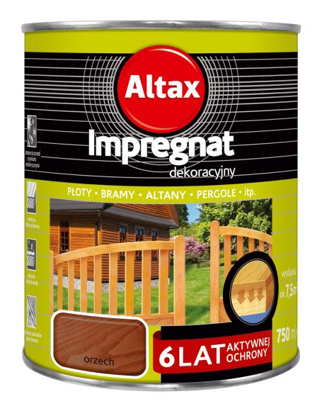 Altax Impregnat Dekoracyjny 6 LAT Orzech 0,75L_Remontownia24.pl