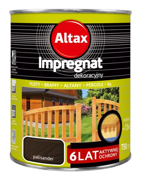 Altax Impregnat Dekoracyjny 6 LAT Palisander 0,75L_Remontownia24.pl