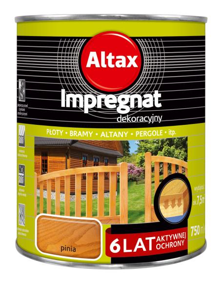 Altax Impregnat Dekoracyjny 6 LAT Pinia 0,75L_Remontownia24.pl