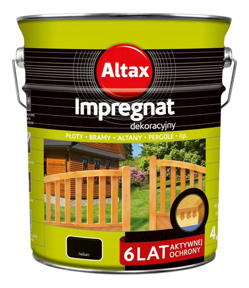 Altax Impregnat Dekoracyjny 6 LAT Heban 4,5L_Remontownia24.pl