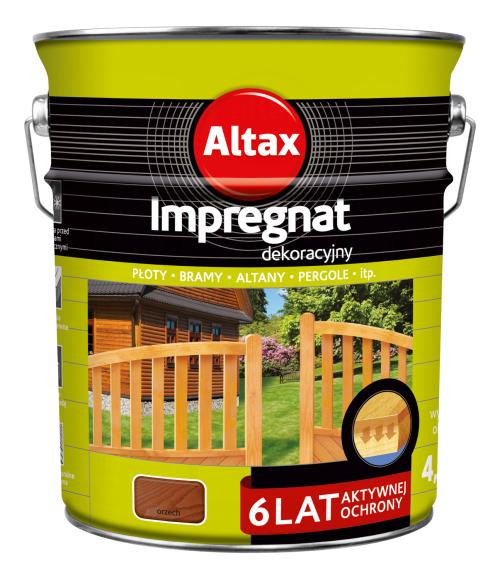 Altax Impregnat Dekoracyjny 6 LAT Orzech 4,5L_Remontownia24.pl