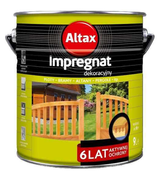 Altax Impregnat Dekoracyjny 6 LAT Merbau 9L_Remontownia24.pl