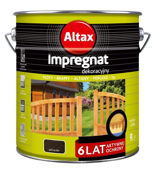 Altax Impregnat Dekoracyjny 6 LAT Palisander 9L_Remontownia24.pl