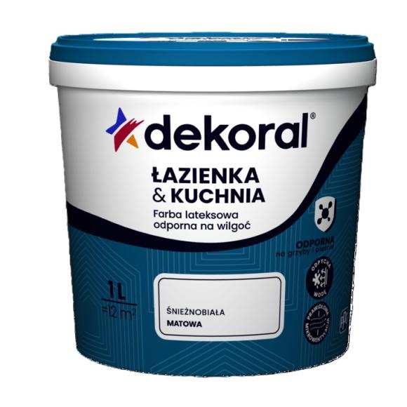 Dekoral Łazienka & Kuchnia Biała 1L_Remontownia24.pl