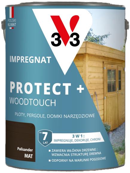 V33 Impregnat PROTECT+ PALISANDER 4,5L_Remontownia24.pl