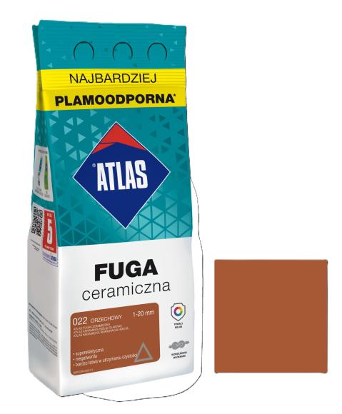 Atlas FUGA CERAMICZNA 022 ORZECHOWY 2kg_Remontownia24.pl